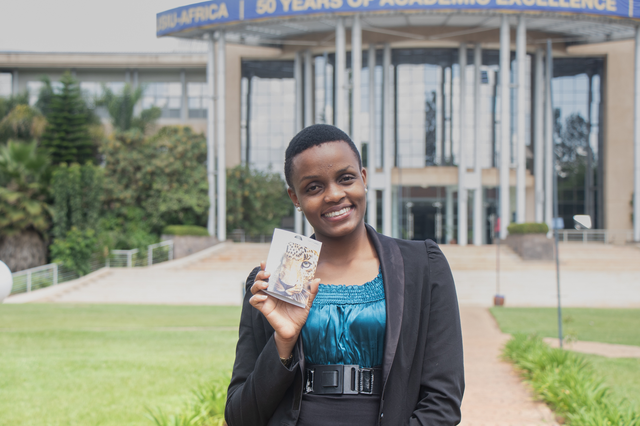USIU-Africa Loves Xmas campaign winners collect their prizes