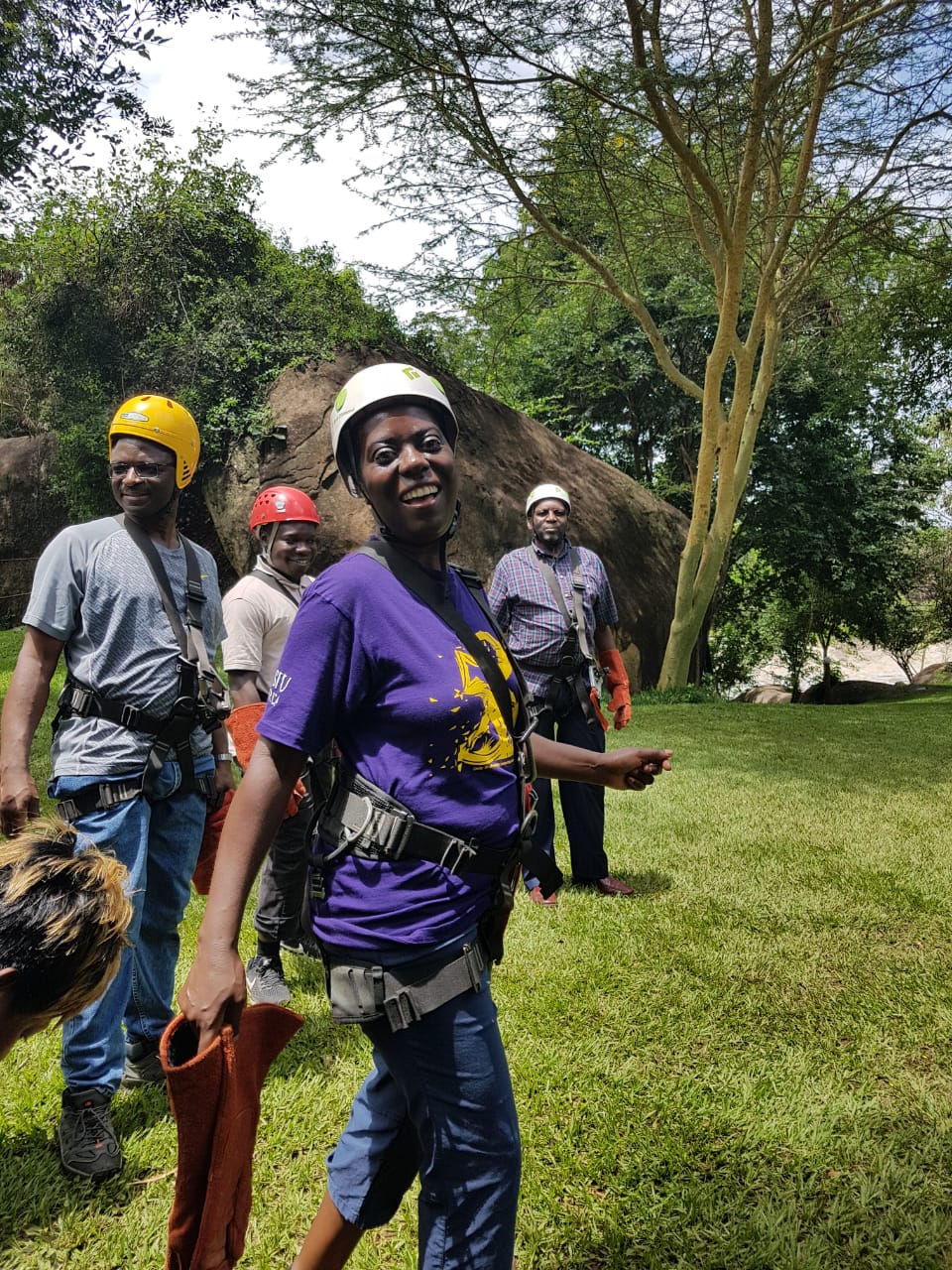Faculty members visit Sagana for thrill and adventure
