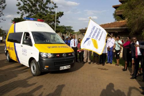 University clinic commissions new ambulance - Pharmacy & Health Sciences