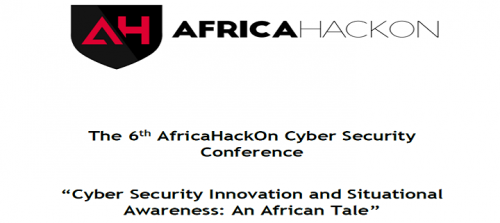 The 6th AfricaHackOn Cyber Security Conference: Monday to Friday: 12th - 16th August 2019