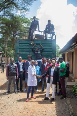 USIU-Africa makes donation to Dandora Hip Hop City (DHC)