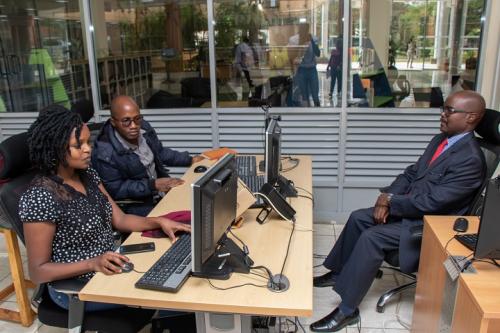 Vice Chancellor, Prof. Paul Zeleza leads University in registering for biometrics system