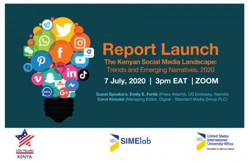 The Kenyan Social Media Landscape: Trends and Emerging Narratives, 2020 Report Launch