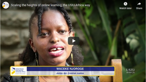 Scaling the heights of online learning, the USIU-Africa way
