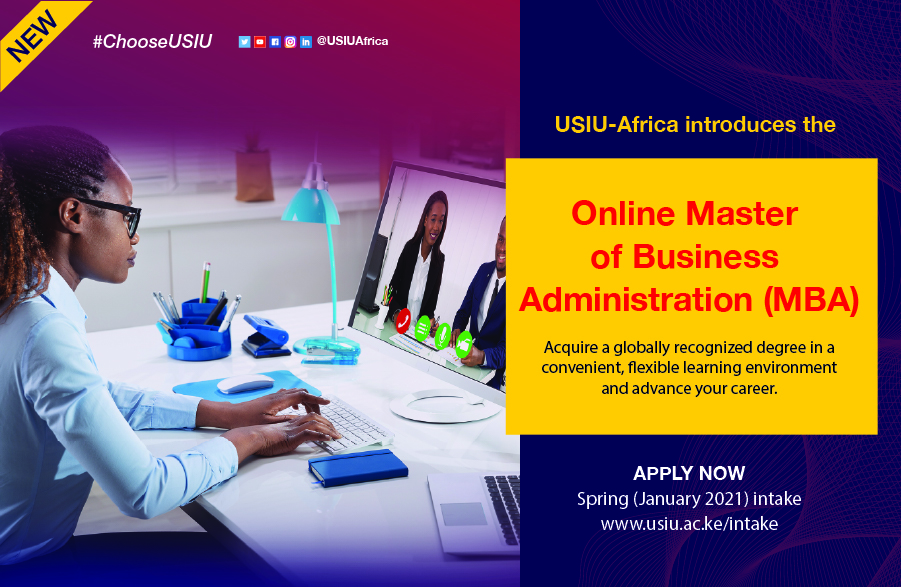 Online Master Of Business Administration Mba Usiu Africa Website