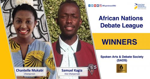Chantelle Mukabi emerges as the winner of the African Nations Debate League