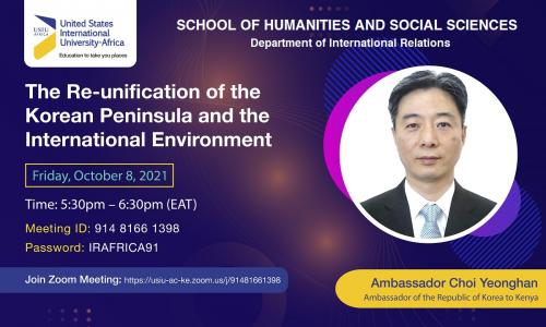The Re-unification of the Korean Peninsula and the International Environment