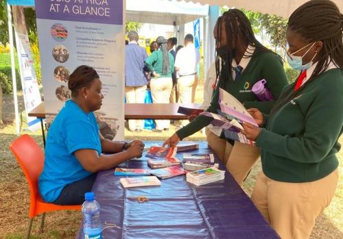 The Admissions Department attends Career and University Fair at Nova Pioneer