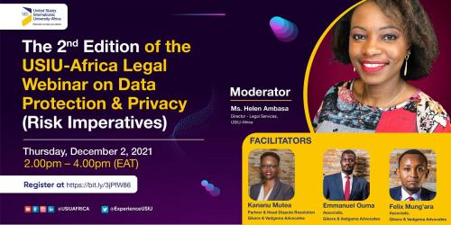 Webinar: Data Protection & Privacy (Risk Imperatives) - 2nd Edition