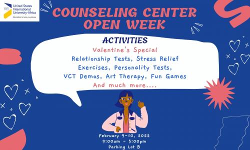 Counseling Center Open Week