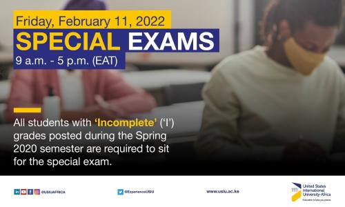 Special Exams