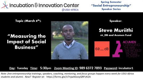 I2C-Measuring the Impact of Social Business