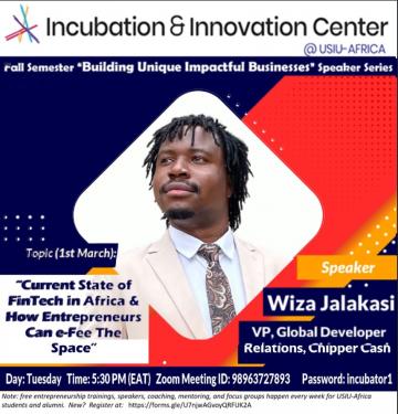I2C-New Developments in Fintech in Africa for Entrepreneurs