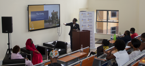 Antonio Longangi (Class of 2021) recounts his experience in the first Congo War during the Black History Month celebrations