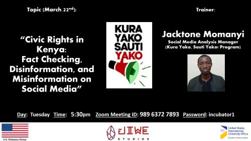 I2C-Civic Rights in Kenya: Fact Checking, Disinformation, and Misinformation on Social Media