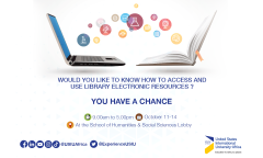 Library holds an e-resource week