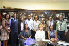 Mastercard Foundation Scholars Program eLearning team pays USIU-Africa a courtesy call