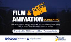 Department of Cinematic Arts hosts screening of Spring Semester students projects