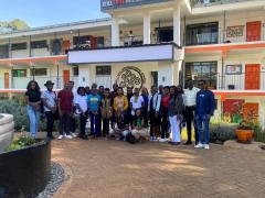Mastercard Foundation Scholars conduct mentorship session at Still I Rise International School in Mathare