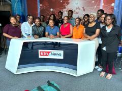 Journalism students visit Standard Group