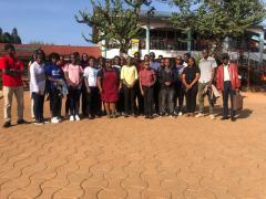USIU-Africa Scholar Mentors take part in a mentorship session at Rev. Muhoro School for the Deaf