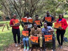 Mastercard Foundation Scholar Mentors at USIU-Africa hold mentorship session with the SHOFCO Kibera School for Girls