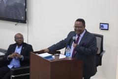 Tundu Lissu gives a lecture on democracy at USIU-Africa