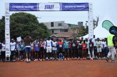 Inaugural university half-marathon brings community together.