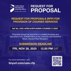 Request for Proposal (RFP) for Provision of Courier Services