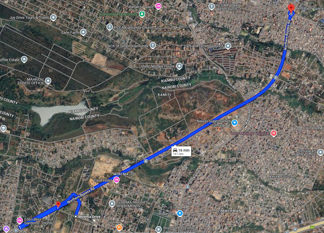 10Km Race Map